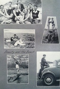 A page from the Pomona College Yearbook