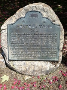 Elysian Park Plaque along Portola Trail