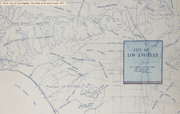 Map of Los Angeles (1875)