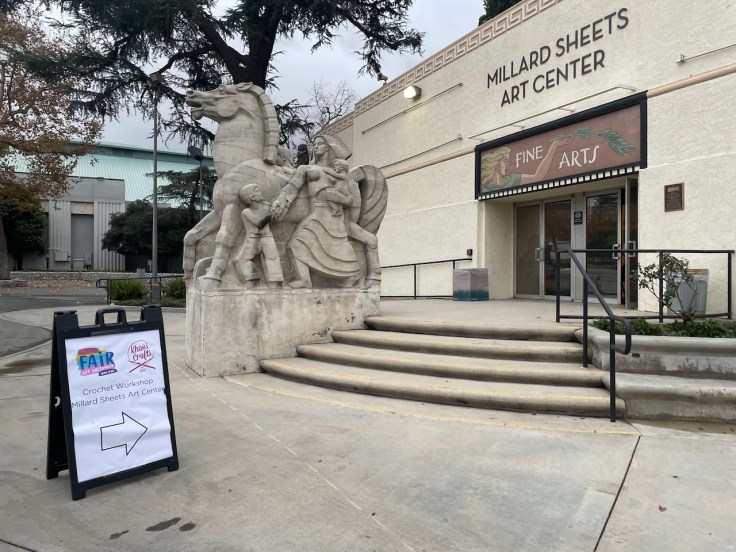 Crochet workshops at the LA County Fair